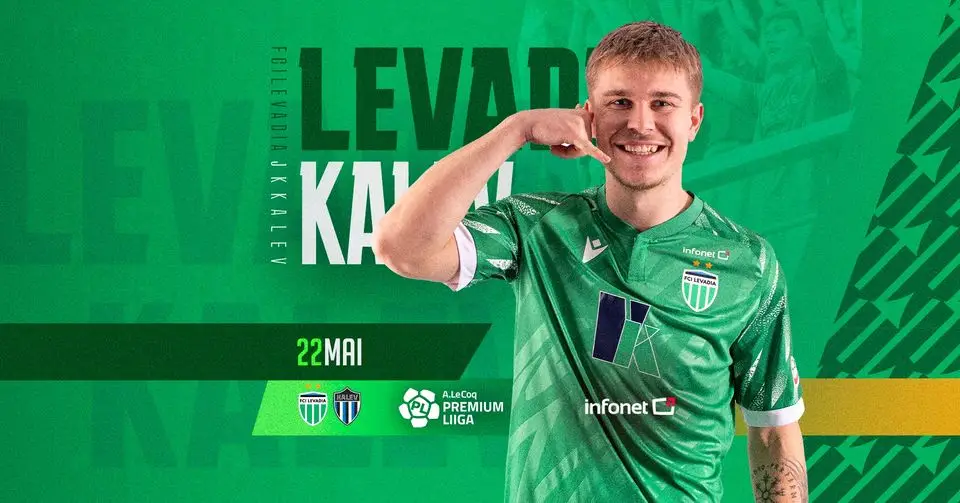 KODUMÄNG: FCI Levadia võõrustab nädalasiseses voorus Tallinna Kalevit