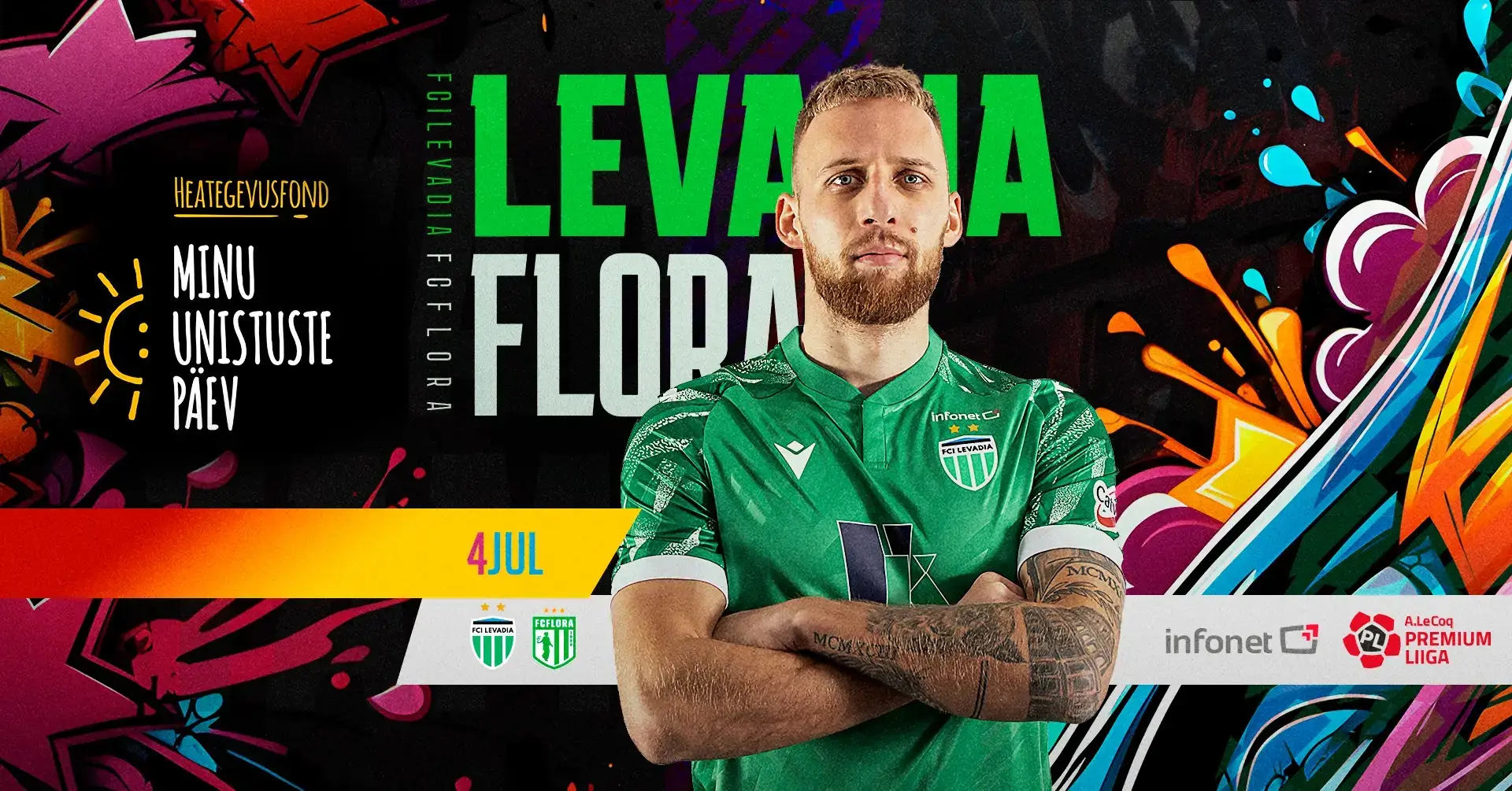 JUBA HOMME "Minu Unistuste Päev" esitleb: FCI Levadia x FC Flora | A.Le Coq Premium liiga 18. voor.