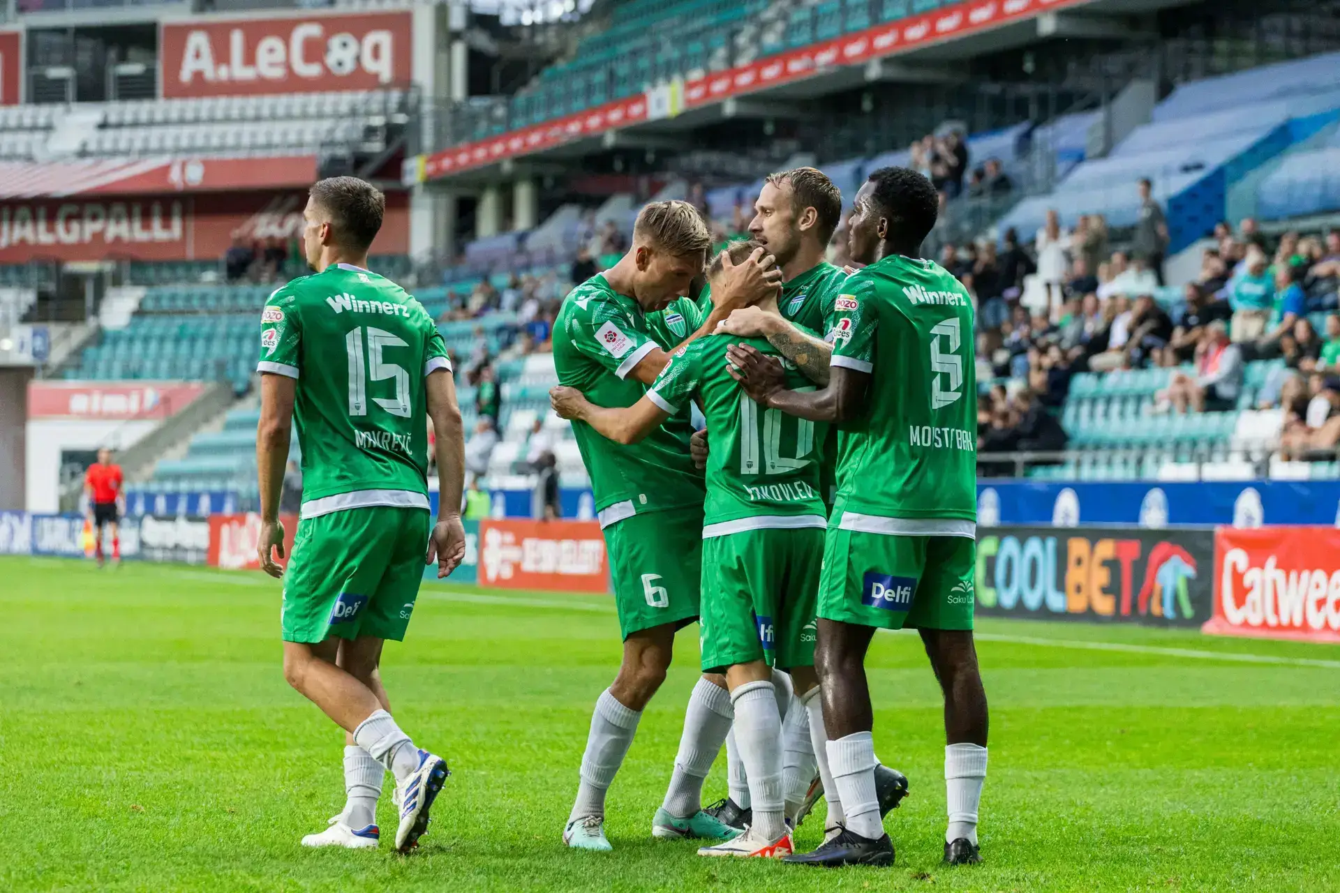 FCI Levadia võttis kodumängus 3:1 võidu Tartu JK Tammeka üle